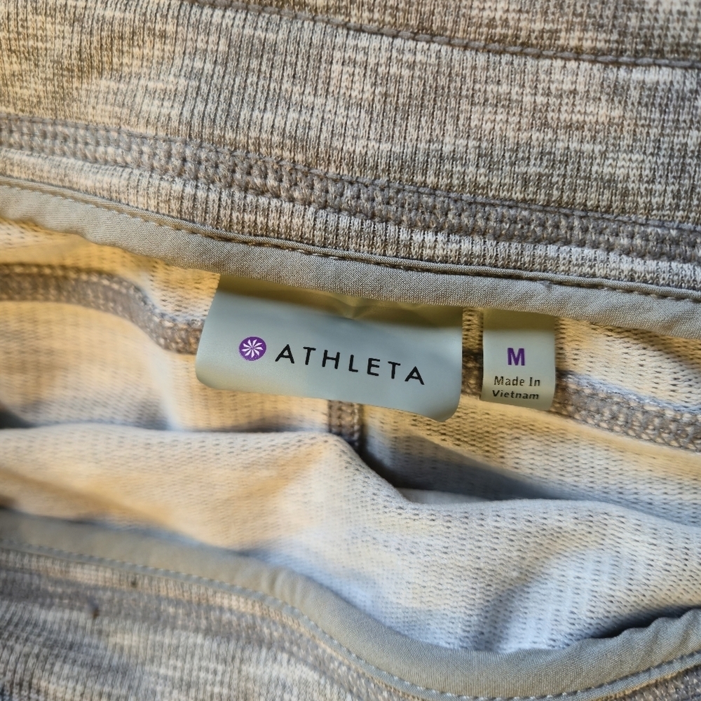 Athleta Techie Terry Skirt M Spring Sporty Beach Pool Comfy Athleisure Pockets - Picture 10 of 15
